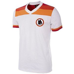 AS Roma, Retro T-shirt 1978/79 m/c, Wit/Oranje