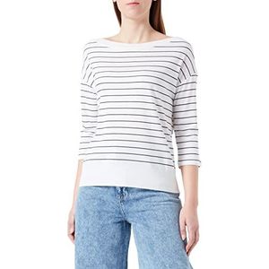 s.Oliver BLACK LABEL T-shirt met 3/4 mouwen voor dames, Wit, 34