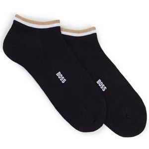 BOSS 2P AS Uni Stripe CC sokken heren (2 stuks), Zwart 1