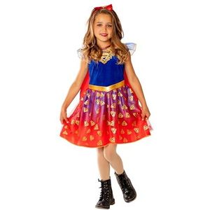 Rubies DC Supergirl Deluxe Superheldenkostuum voor kinderen, maat S, 3-4 jaar