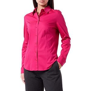 Gerry Weber Damesblouse met lange mouwen katoen met manchetten blouse lange mouwen effen roze 40, Roze