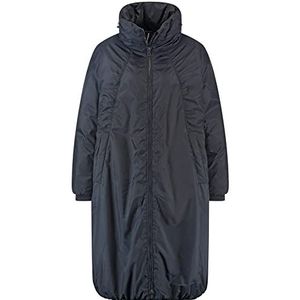 Samoon 150021-21514 Mantel nicht Wolle dames, Navy Blauw