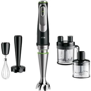 Braun MultiQuick 9 MQ 9187XLI 0,6 l Staafmixer 1200 W Zwart, Roestvrijstaal