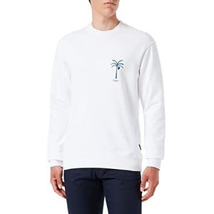 Sisley Sweatshirt voor heren, wit 101