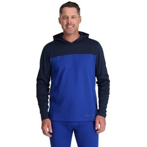 Spyder Charger Sweat À Capuche T-Shirt de randonnée Homme, Bleu Électrique, M