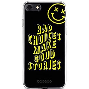 ERT GROUP Babaco Beschermhoes voor Apple iPhone 7/8/SE 2/SE 3, officieel gelicentieerd product, motief Bad Choices 002, geschikt voor de vorm van de mobiele telefoon, beschermhoes van TPU