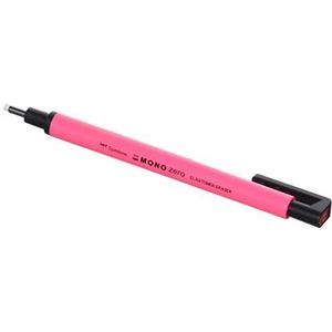 Tombow EH-KUR83 navulbare mono gumpen, ronde punt, fluorescerend roze