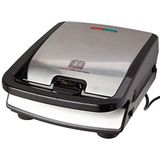 Tefal SW852D Snack Collection Wafelijzer Zwart/RVS