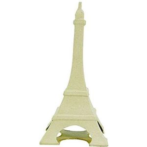 Décopatch - Ref SA166O - Kleine Eiffeltoren - Object om te versieren - 11 x 11 x 22 cm - Decoreer met Décopatch PaperPatch PaperPatch met pailletten, Verf