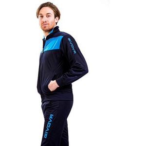 Givova, visa trainingspak, blauw/turquoise, XS