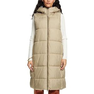 ESPRIT 083eo1h303 Damesvest, 250/kaki beige.