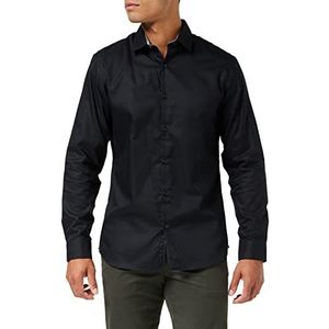 Selected Homme SLHSLIMNEW-MARK SHIRT LS B NOOS hemd, zwart, XL, zwart.