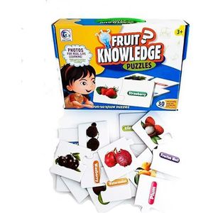 BP - 30 in 1 Afterende Engels, puzzel-fruit, kleur voor kinderen (2051A)