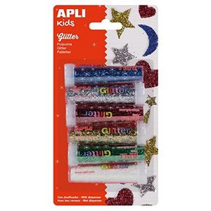 Apli Kids 13343 Glitterpoeder, verschillende kleuren