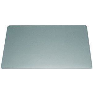 Durable 710310 Bureauonderlegger met geribbelde rand, antislip onderkant van schuim, 65 x 52 cm, grijs