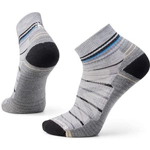 Smartwool Hike Cushion Pattern Ankle Socks Unisex-Adult, Light Gray, XL