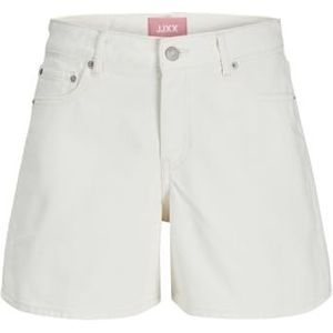 Jack & Jones JXLAURA MW DNM SN Short en denim, Blanc/denim, L
