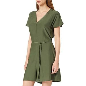 Herrlicher Anelie Jumpsuit van viscose voor dames, Militaire Olive 415