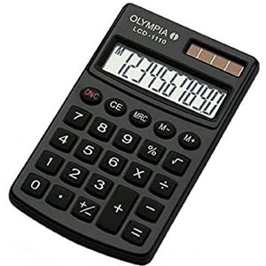 Olympia LCD1110BK rekenmachine, zwart