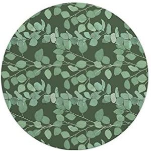 Questo Casa, Ronde muismat met antislip onderkant voor kantoor en thuis, diameter 22 cm