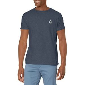 Volcom Blaquedout SS Tee T-shirt voor heren, Chinees Navy Blauw, L
