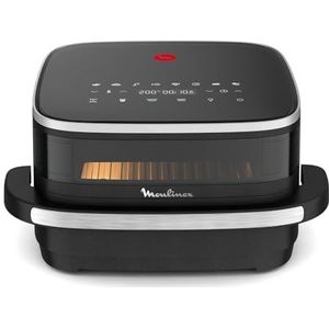 Moulinex Easy Fry XL Surface, XL luchtfriteuse met anti-aanbaklaag en kijkvenster, extra knapperige technologie en dubbele weerstand, koken tot 360 graden, AL4018