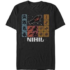 Star Wars Periodic Nihil Table Organic T-shirt met korte mouwen, zwart, XL, SCHWARZ