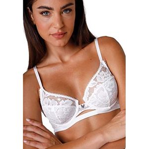 LOVABLE Anniversary Lace damesbeha wit 34B, Wit.