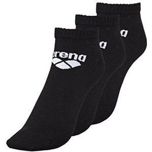 ARENA Basic Low uniseks sokken voor volwassenen, 3 paar, Zwart