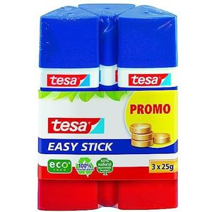 Tesa 57047-00000-00 Easy Stick Promo lijmstift, 25 g, 3 stuks