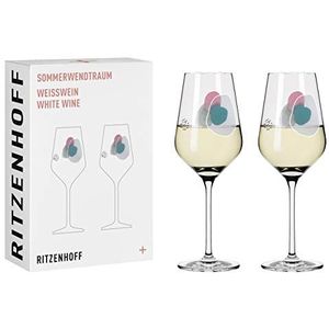Ritzenhoff 3611001 witte wijnglazen set 380 ml kleurrijk