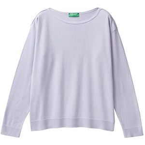 United Colors of Benetton Shirt Sc Boot M/L 103cd102l Sweater Dames, lichtpaars 2k1