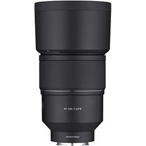 Samyang SYIO13518-E Full Frame telelens voor Sony E-camera's, 135 mm, zwart