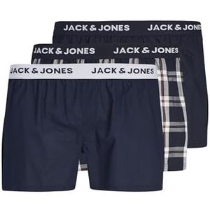 JACK & JONES Boxer pour homme, Navy Blazer/Pack : bleu marine Blazer, M
