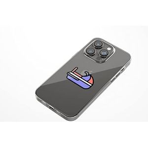 Bonateks, Étui de protection imprimé numériquement compatible avec iPhone 14 Pro, coque de protection anti-chocs, en silicone, flexible, transparent