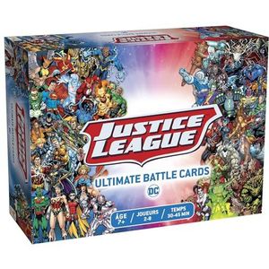 TOPI GAMES - Justice League - Ultimate Battle Cards - Bordspel - Bordspel - Vanaf 7 jaar - 2 tot 8 spelers - JL-UBC-579001