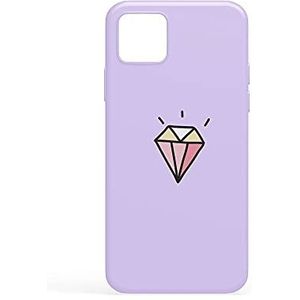 Bonamaison Beschermhoes met digitale print voor iPhone ​11, achterkant van silicone, beschermhoes voor mobiele telefoon, beschermhoes, flexibel