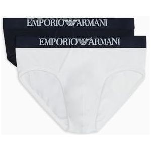 Emporio Armani Slips voor heren, Navy / Wit