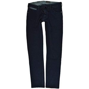 Wrangler Dark Knit heren joggingbroek jeans, donkerblauw, 30W/32L, Donkerblauw