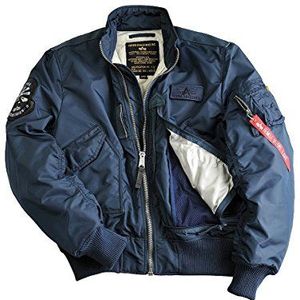 ALPHA INDUSTRIES Alpha Industries Engine Bomber Jacket voor heren (1 stuk), Blauw (Rep.Blue - 07)