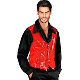 Widmann - Pailletten vest, Rood