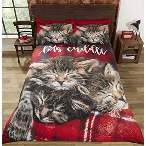 Rapport Cuddle-Cats-King Beddengoed met kattenmotief, meerkleurig