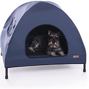 K&H Pet Products Original Pet hoogslaper voor honden en katten, maat M, blauw