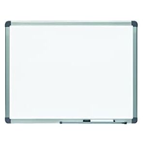 Rocada | Magneetbord wit | 60 x 45 cm | Robuust aluminium frame, gemakkelijk droog te reinigen, markeerplaat, Gamma Visualline