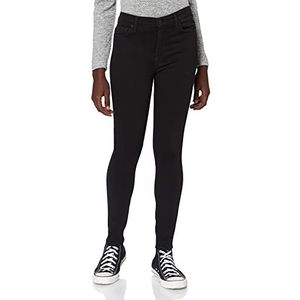 7 For All Mankind Hw Skinny Crop damesjeans, zwart (Black Lq), 25W/27L, Zwart (Lq)