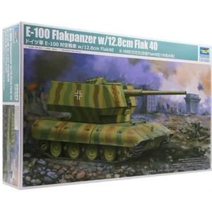 9585 Trumpeter: E-100 Flaktank w/12,8 cm Flak 40 in 1:35