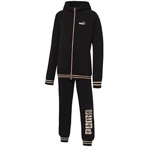 PUMA Rose Gold Suit FL G trainingspak, zwart, 4 tienermeisjes, zwart, 4 jaar, zwart.