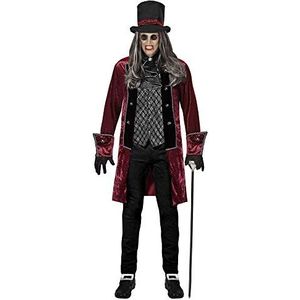Victorian VAMPIRE"" (jas met jas, jabot, handschoenen, hoed) - (XXL)