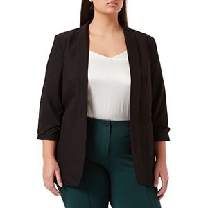 PIECES Pcboss 3/4 Blazer Noos dames Blazer, Zwart, XXL