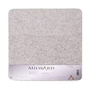 Milward Strijkmat van 100% wol, quilten, handwerk, borduurwerk, naaien, patchwork, applicatie, blokkering, 30,5 x 30,5 cm, 2665112, grijs